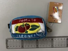 サンスター文具 ドイツTRIP リール付キーホルダー　トマト缶 ぬいぐるみのサムネイル