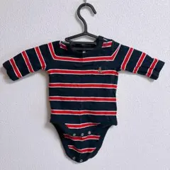 【美品】ギャップ ロンパース ネイビー ボーダー