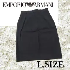 q2〚EMPORIO ARMANI〛イタリア製 タイトスカート 黒 Lサイズのサムネイル