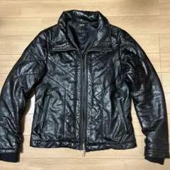 Lui's レザージャケット　ブラック Lui's（ルイス） ブルゾン アウター 「Neucon」GUN FLAP ZIP LEATHER