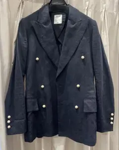 MADISON BLUE ダブルブレストリネンパールジャケット