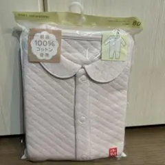 UNIQLO ベビー キルトカバーオール 長袖 ピンク80
