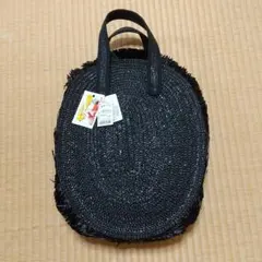 マリンフランセーズNIMES サークルかごバッグ ストローバッグ