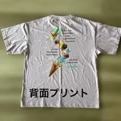 dev!rock 半袖Tシャツ 160cm 背面アイスクリーム柄