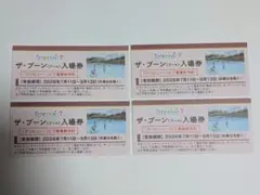 ひらかたパーク　ひらパー　ザ・ブーン（プール）入場券　4名様分のサムネイル