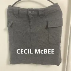 CECIL McBEE グレー ミニスカート タイトスカート