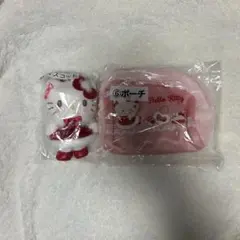 サンリオ当たりくじ　ハローキティ マスコット　ポーチ