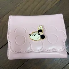 マリークヮント × ディズニー ミニー コラボ 三つ折り財布 ピンクのサムネイル
