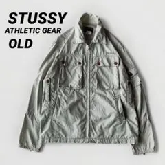 超希少 90s OLD STUSSY ハンティング ジャケット ブルゾン 紺タグ