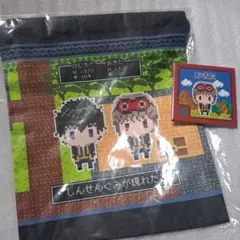 銀魂　巾着　缶バッチ　セット