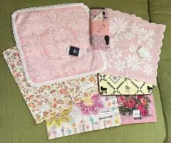 ハンカチセット　ローラアシュレイ　プライベートレーベル　モスキーノ　その他