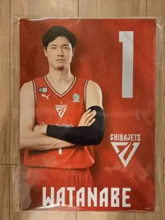 千葉ジェッツ　渡邊雄太　応援パネル