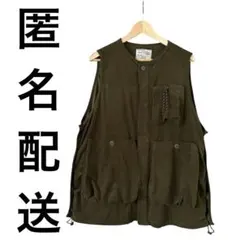 ニコアンド ボーイズシルエットポケベスト カーキ 今季完売品 nikoand