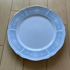 Noritake ノリタケ プレート レースフラワー皿 ブルー 花柄