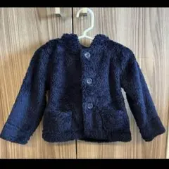 ベビーギャップ　ネイビー フリース アウター 80 12-18ヶ月　美品