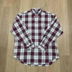 90s Ralph Lauren BLAKE XL 長袖シャツ 赤チェック