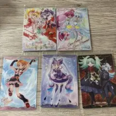 プリキュア ウエハースカード5枚セット