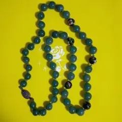 希少 天然石 翡翠　古い物　ネックレス　美品