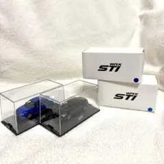 WRX STI ミニカー 2台セット 専用ケース付き