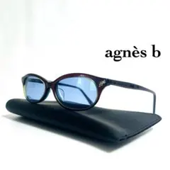 【美品】アニエスベー サングラス トカゲロゴ ブルーレンズ AB2748 仏製のサムネイル