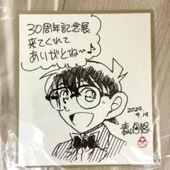 名探偵コナン 30周年記念コナン展 入場特典色紙 非売品 - メルカリ
