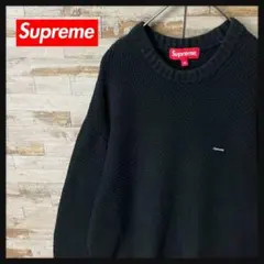 3149U【タグ付き美品XL】シュプリーム☆スモールボックスロゴ ニット