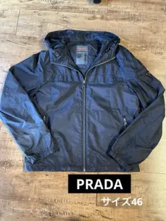 PRADA ナイロンジャケット ネイビー　サイズ46