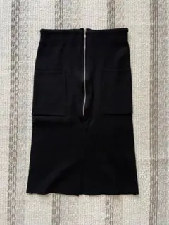 GRL黒タイトスカート ジッパー付き