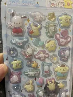 サンリオ うるちゅるポップシール ポチャッコ　ポムポムプリン