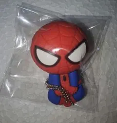 MARVEL スパイダーマン チェーン付ラバーマスコット