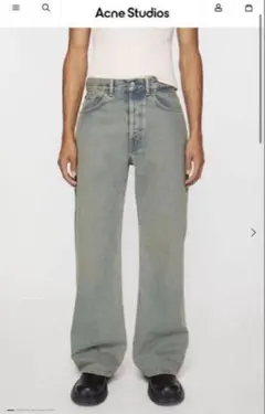 Acne Studios ダメージ加工 デニムパンツ 24/30 - メルカリ