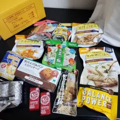 非常用食品セット　1人分　アルファ化枚　パン　焼き菓子　ようかん　12セットのサムネイル
