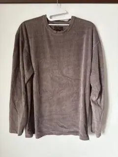 【古着】Oleg Cassini L コーデュロイ長袖カットソー