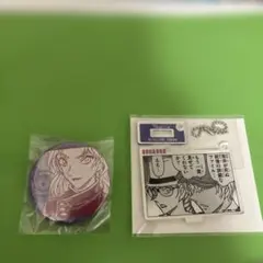 コナンランド　公式アプリ缶バッジ　アクリルキーホルダー　ベルモット　バーボン
