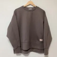 JaVa ジャバコラボ 滑らか＆ 艶やか。ゆったり ダンボール ニット ブラウン