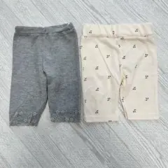 【美品】西松屋 ベビースパッツ 80cm 2点セット