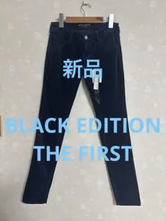 新品BLACK EDITION THE FIRST コーデュロイパンツ 紺S