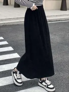 ブラックロングタイトスカートのサムネイル