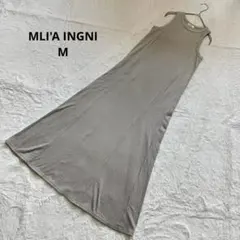 MLI'A INGNI イング ノースリーブ ロングワンピース ベージュ M