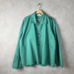 90s 00s USA古着 ワークジャケット カバーオール 緑 vintageのサムネイル