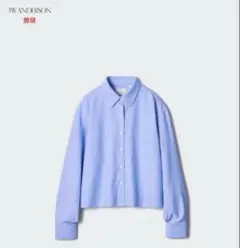UNIQLO ユニクロ　JW ANDERSON　オックスフォードシャツ　ブルー
