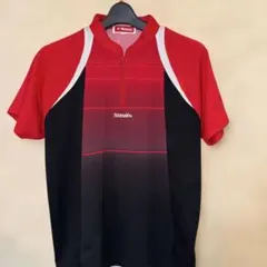 Nittaku 卓球ウェア レッド ブラック
