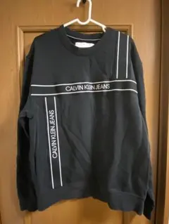 CALVIN KLEIN JEANS(カルバンクラインジーンズ)黒 Mトレーナー