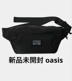 oasis live '25オアシス ウェストポーチ ショルダーバッグ ブラック oasis live '25オアシス ウェストポーチ ショルダーバッグ ブラック