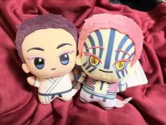 狛治　猗窩座　ちびぐるみ　セット　鬼滅の刃