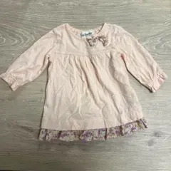 ラブアンドピースアンドマネー　七分袖トップス　90