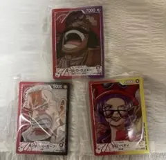 一番くじ　ワンピースカードゲーム　G賞　カードデザインアクリルスタンド　3種
