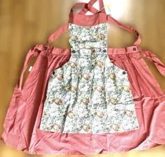 未使用タグ付き ウィリアムモリス エプロン V&A museum サロンジェ