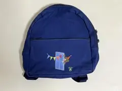 伸芽'sクラブ キッズ リュック ネイビー 刺繍入り