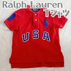 Ralph Lauren Tシャツ ポロシャツ 赤 90〜100cm